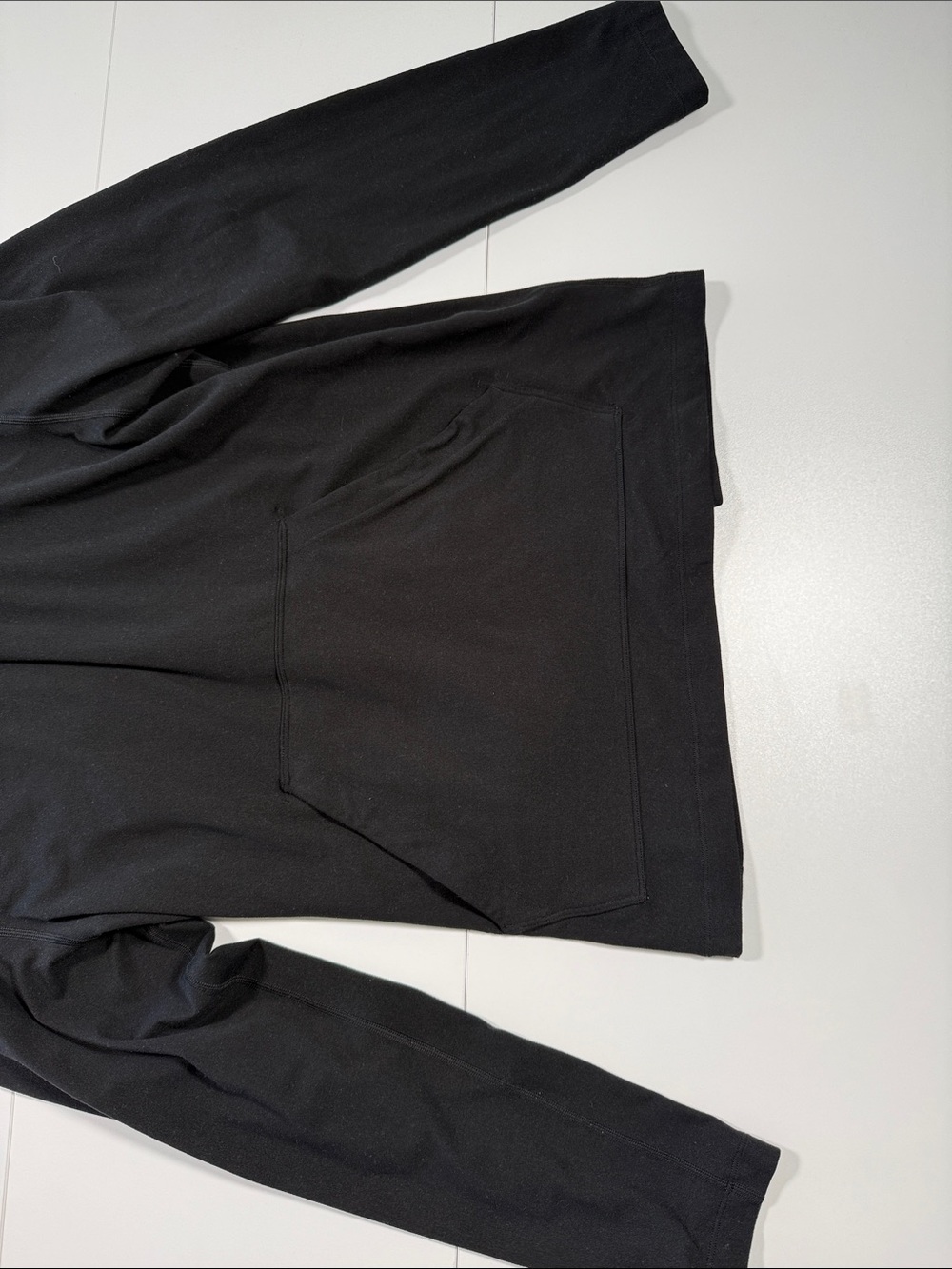 lululemon athletica Black Hoodie with Contrast Drawstrings - Picture 3 of 4
